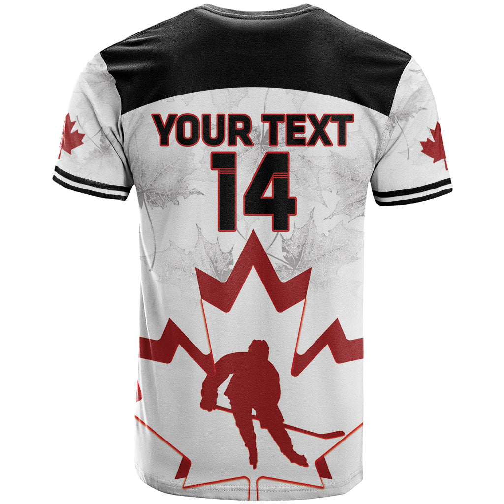 Custom Canada Hockey T-Shirt 2024 Go Maple Leaf Graphic Tee