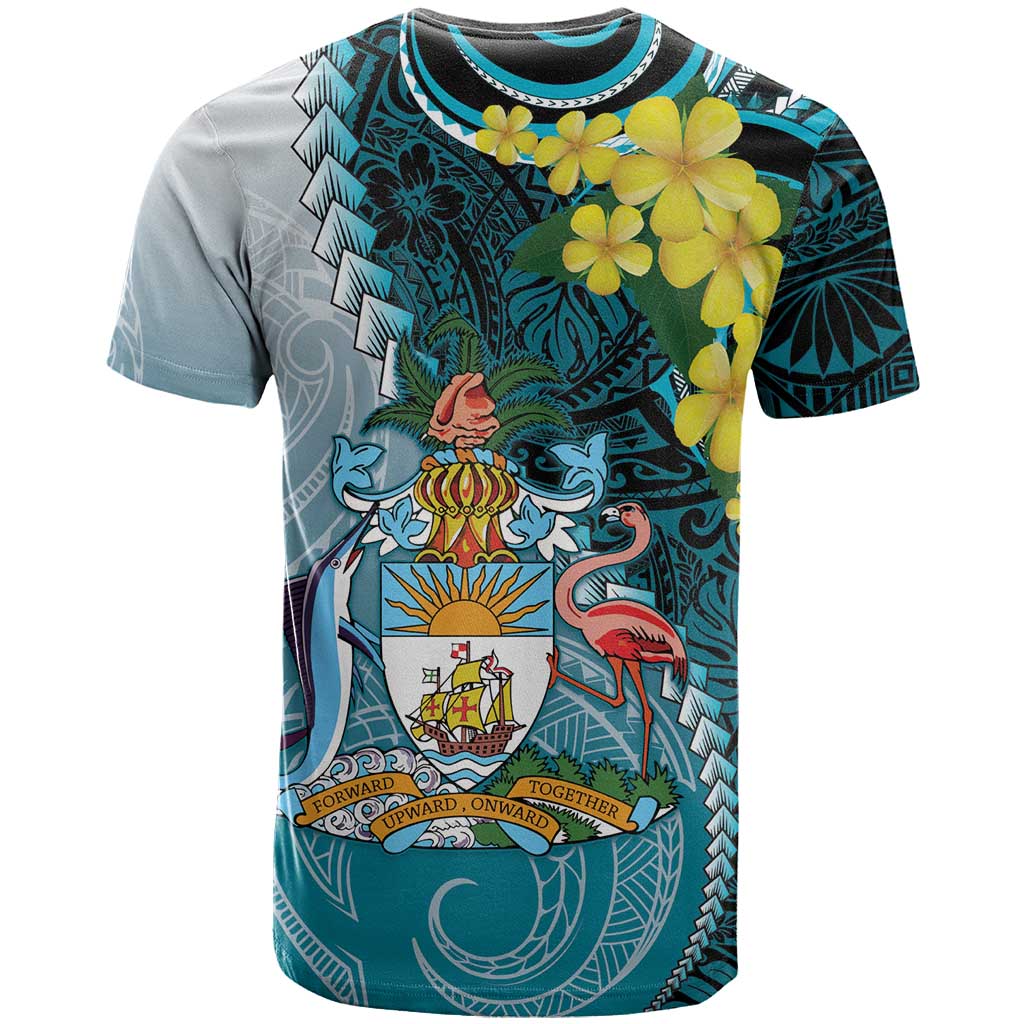 The Bahamas T-Shirt Bahamian Buttercup Polynesian Pattern Graphic Tee