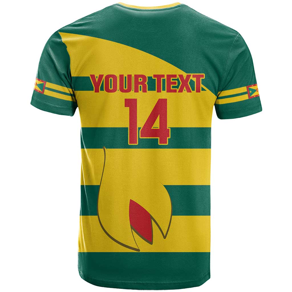 Custom Grenada Football T-Shirt Go Spice Boys Green Version Graphic Tee