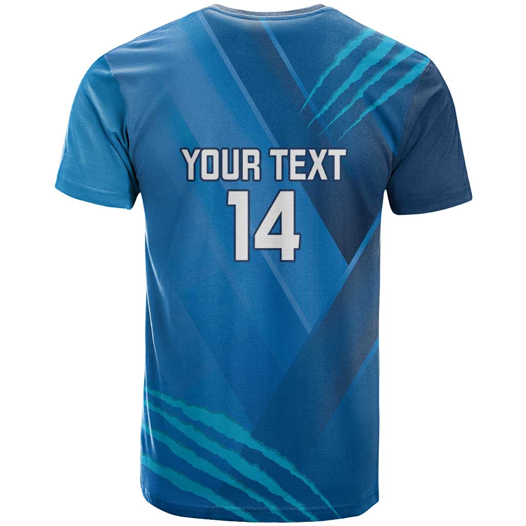 Custom Sri Lanka Cricket T-Shirt Go Champions Lion Sporty Style Graphic Tee