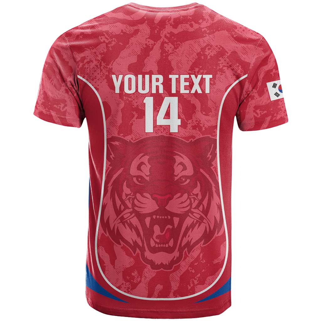 Custom South Korea Football T-Shirt 2026 Come On Taegeuk Warriors Graphic Tee