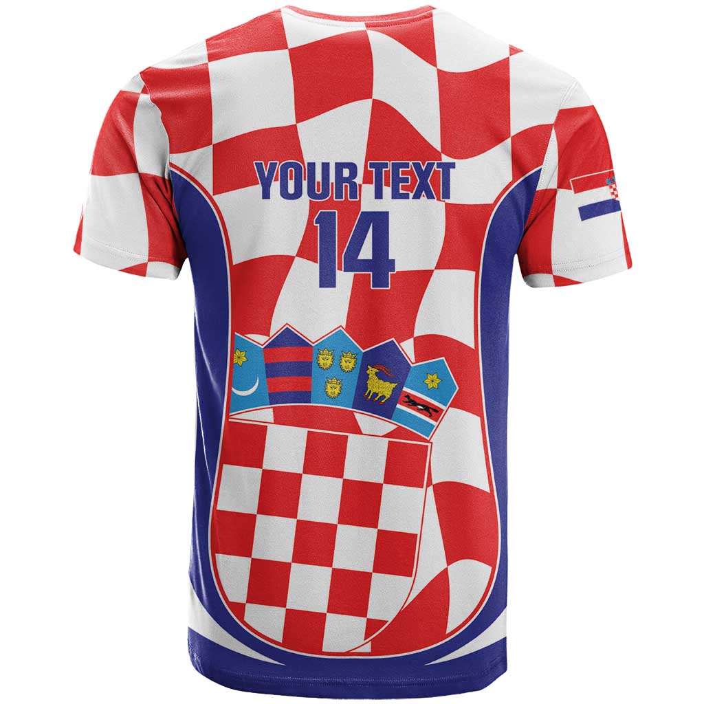Custom Croatia Football T-Shirt 2026 Come On Vatreni Hrvatska Graphic Tee