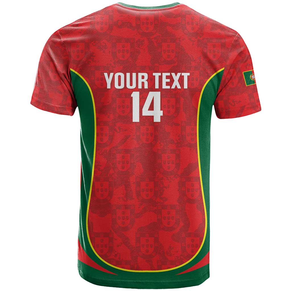 Custom Portugal Football T-Shirt 2026 Come On Selecao das Quinas - Red Graphic Tee