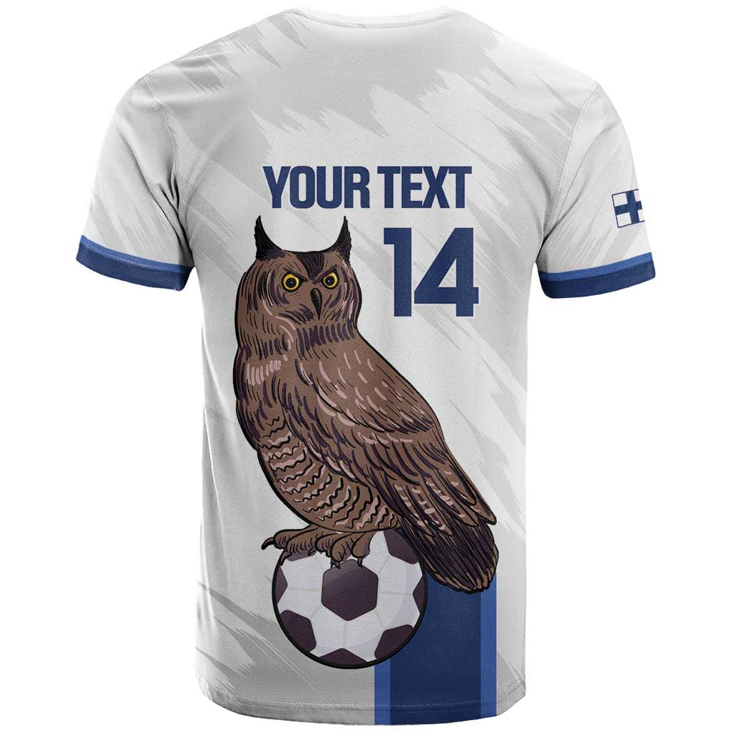 Custom Finland Football T-Shirt Suomi Come On Huuhkajat Graphic Tee