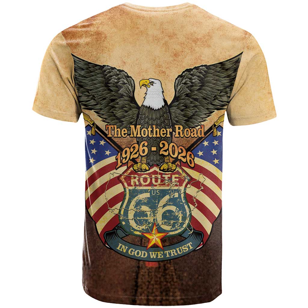 Route 66 Highway United States T-Shirt Mother Road Happy 100th Anniversary Proud Graphic Tee