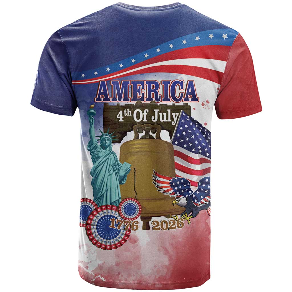 United States 4th Of July T-Shirt 250th Anniversary Liberty Bell Graphic Tee