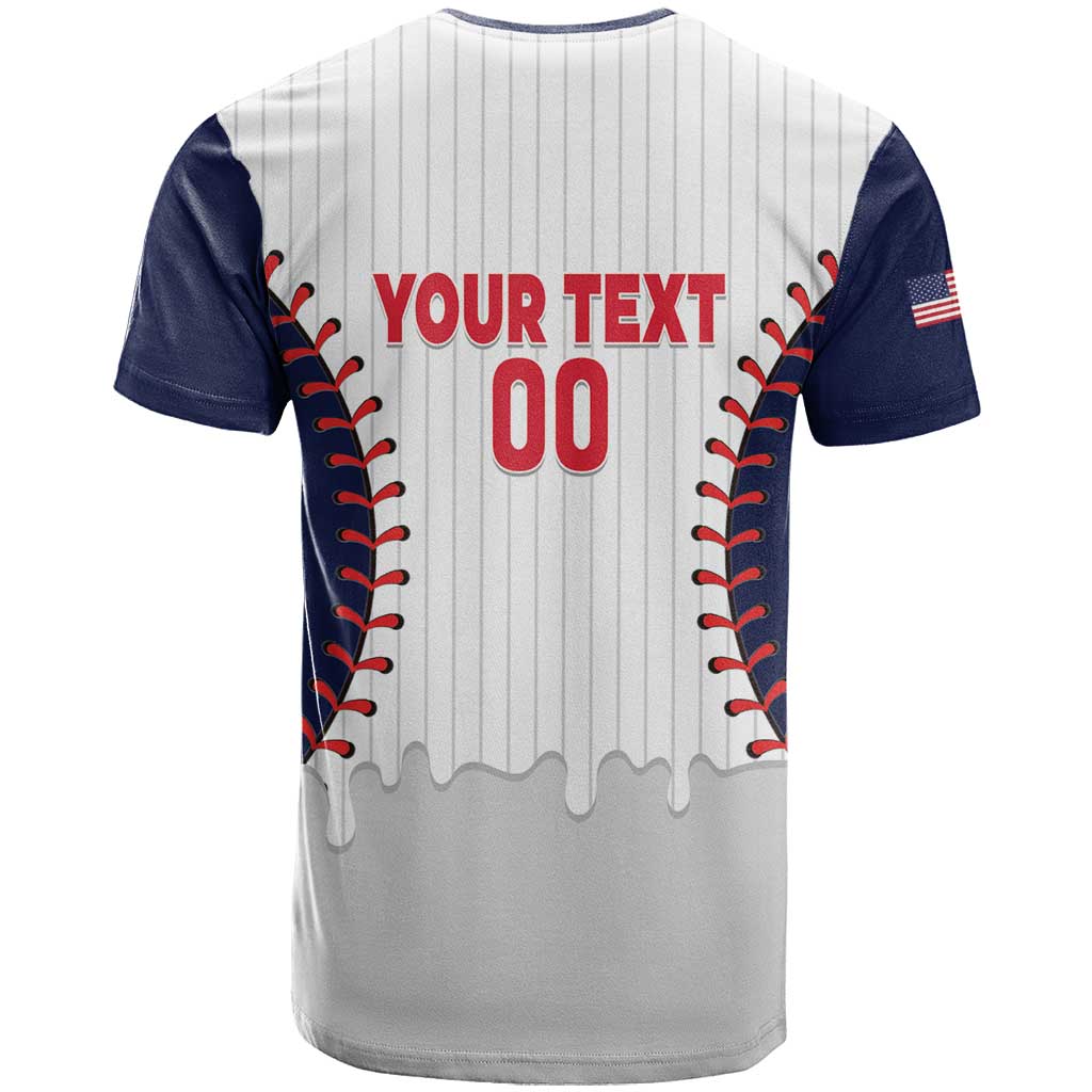 United States 2026 Baseball Custom T-Shirt Go USA Drip Style Graphic Tee