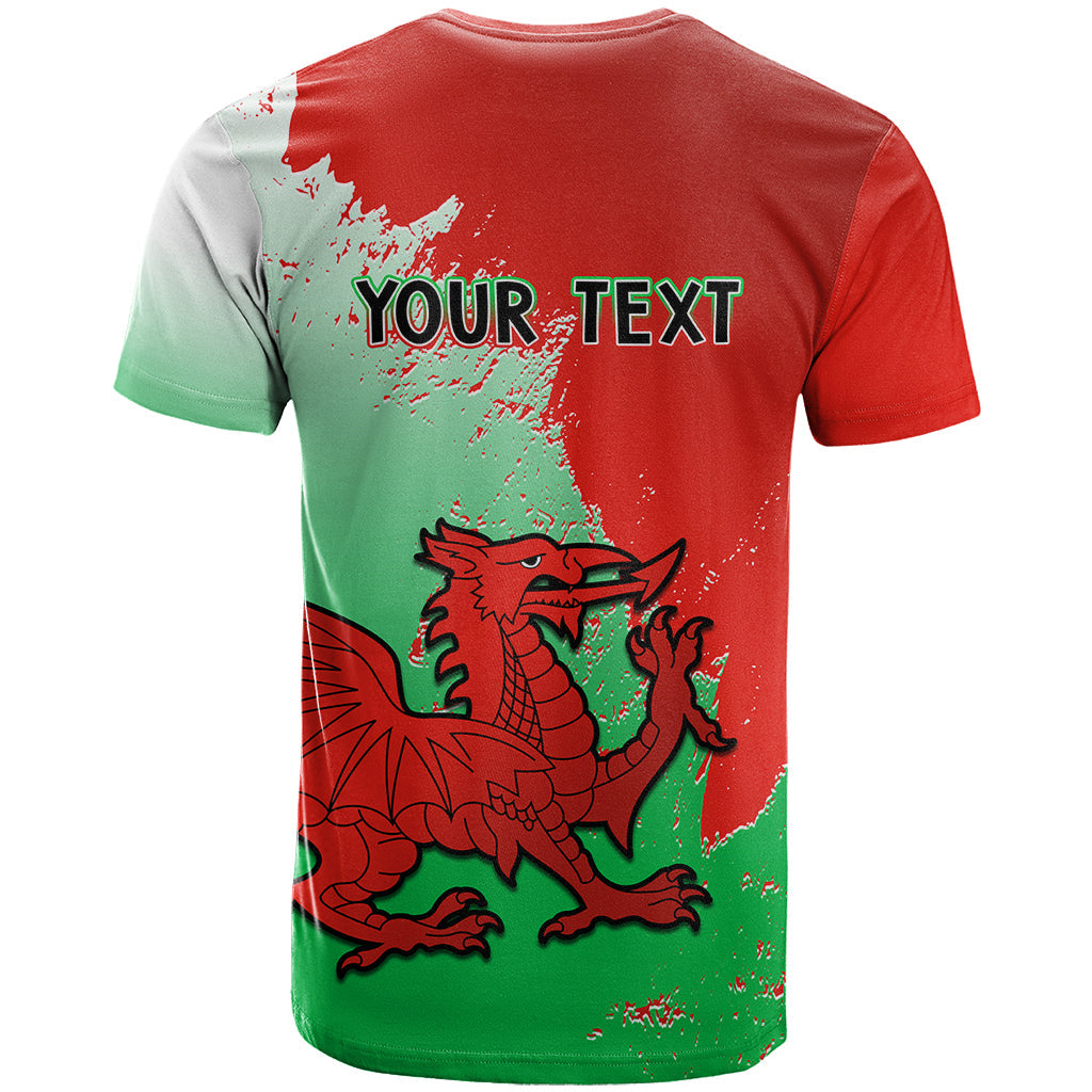 Custom Pride Cymru T-Shirt Wales LGBT With Welsh Red Dragon Graphic Tee