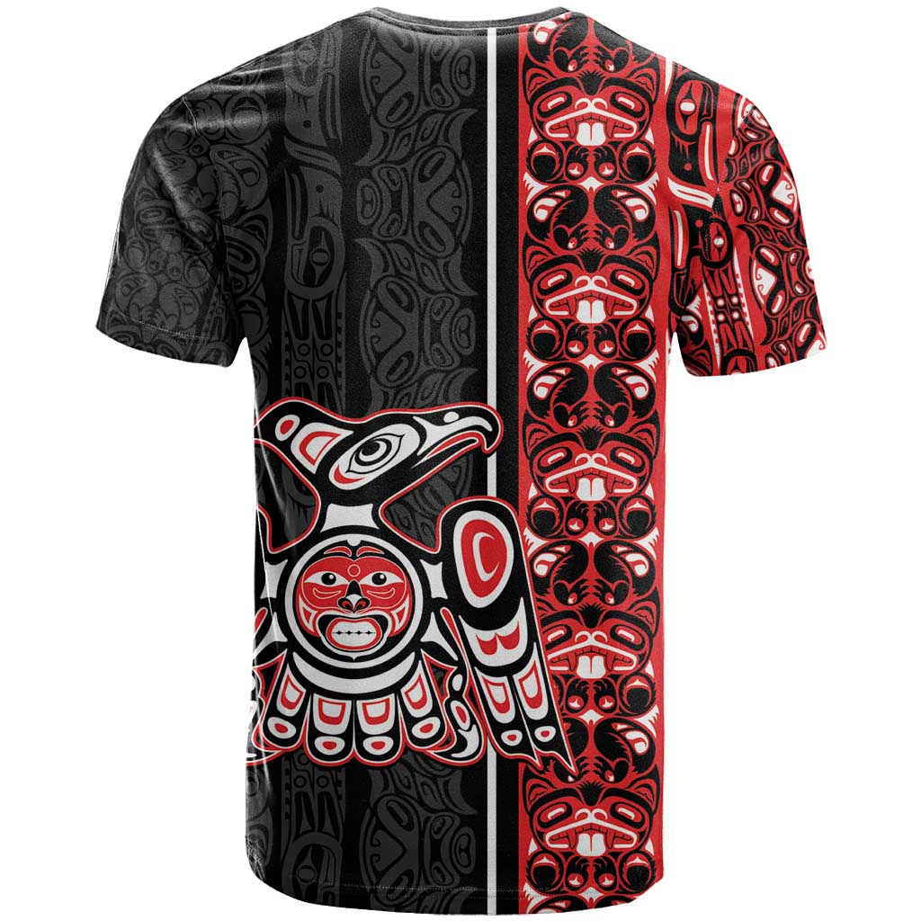 Canada Indigenous Peoples' Day T-Shirt Canadian Raven Haida Pattern Graphic Tee