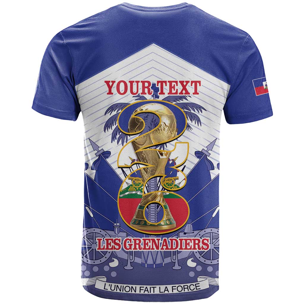 Personalized Les Grenadiers Haiti Football T-Shirt 2026 Nou Retounen White Version Graphic Tee