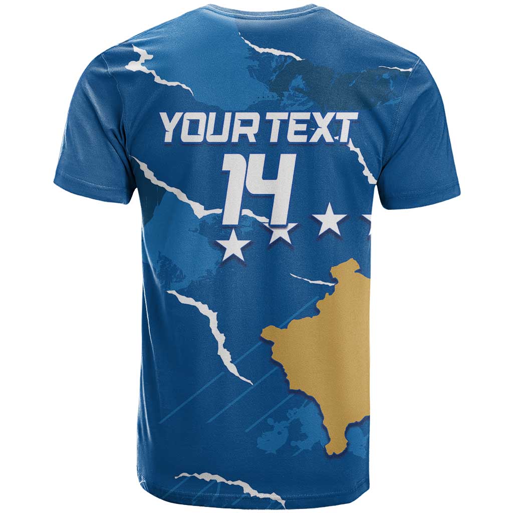 Custom Kosovo Football T-Shirt Come On Dardanet Graphic Tee