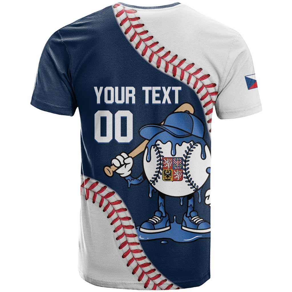 Czech Republic 2026 Baseball Custom T-Shirt Go Cesko Drip Style Graphic Tee