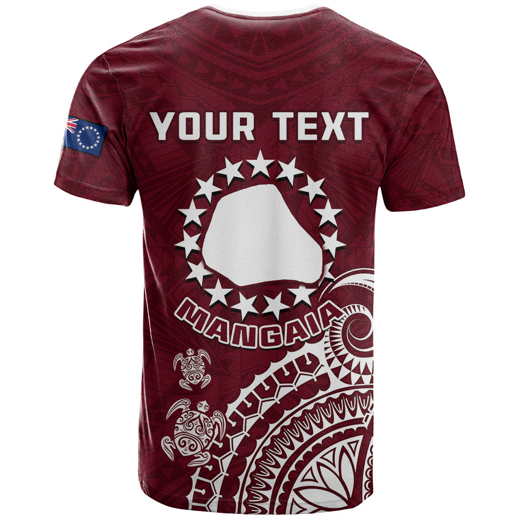 Personalised Mangaia Cook Islands T-Shirt Polynesian Sea Turtle Graphic Tee