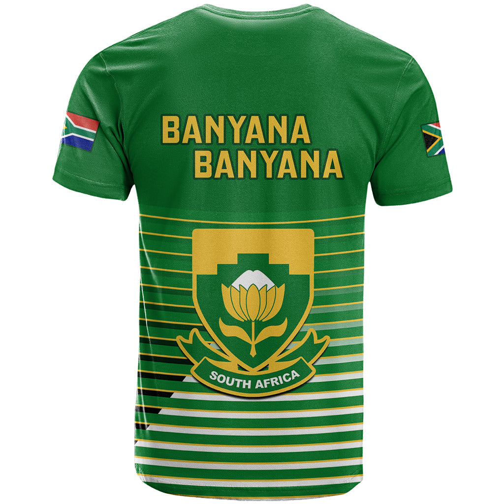 South Africa Soccer T-Shirt World Cup Go Banyana Banyana Green Graphic Tee