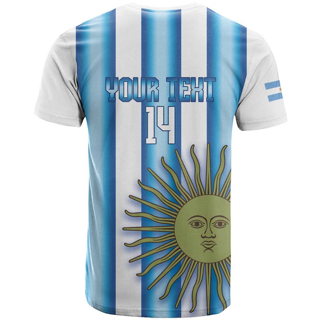 Argentina Football Custom T-Shirt Vamos La Albiceleste 2026 Version Graphic Tee