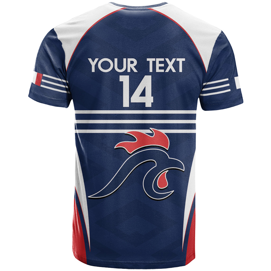 Custom France Football T-Shirt Summer 2024 Les Bleues Graphic Tee