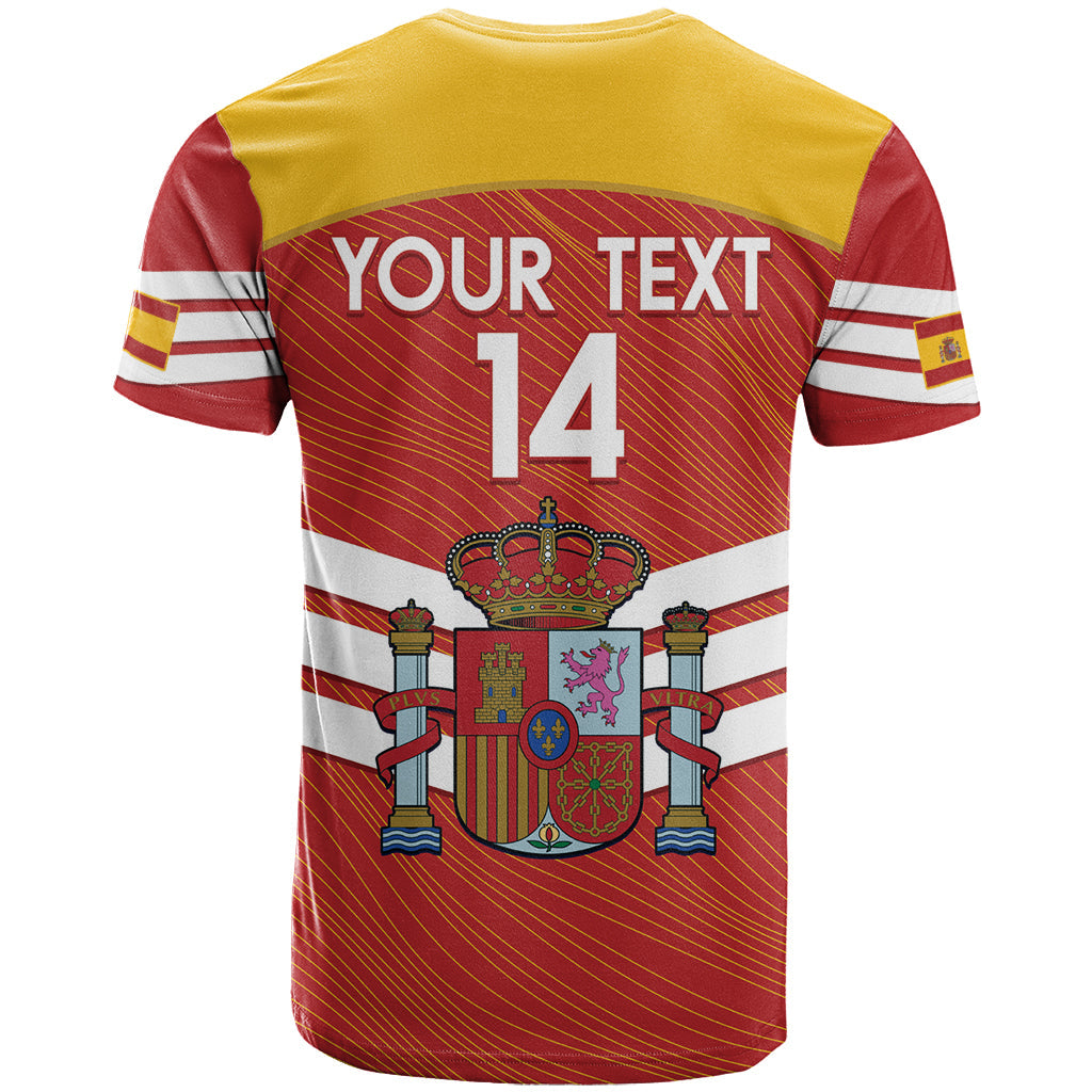 Custom Spain Football T-Shirt Summer 2024 La Roja Graphic Tee
