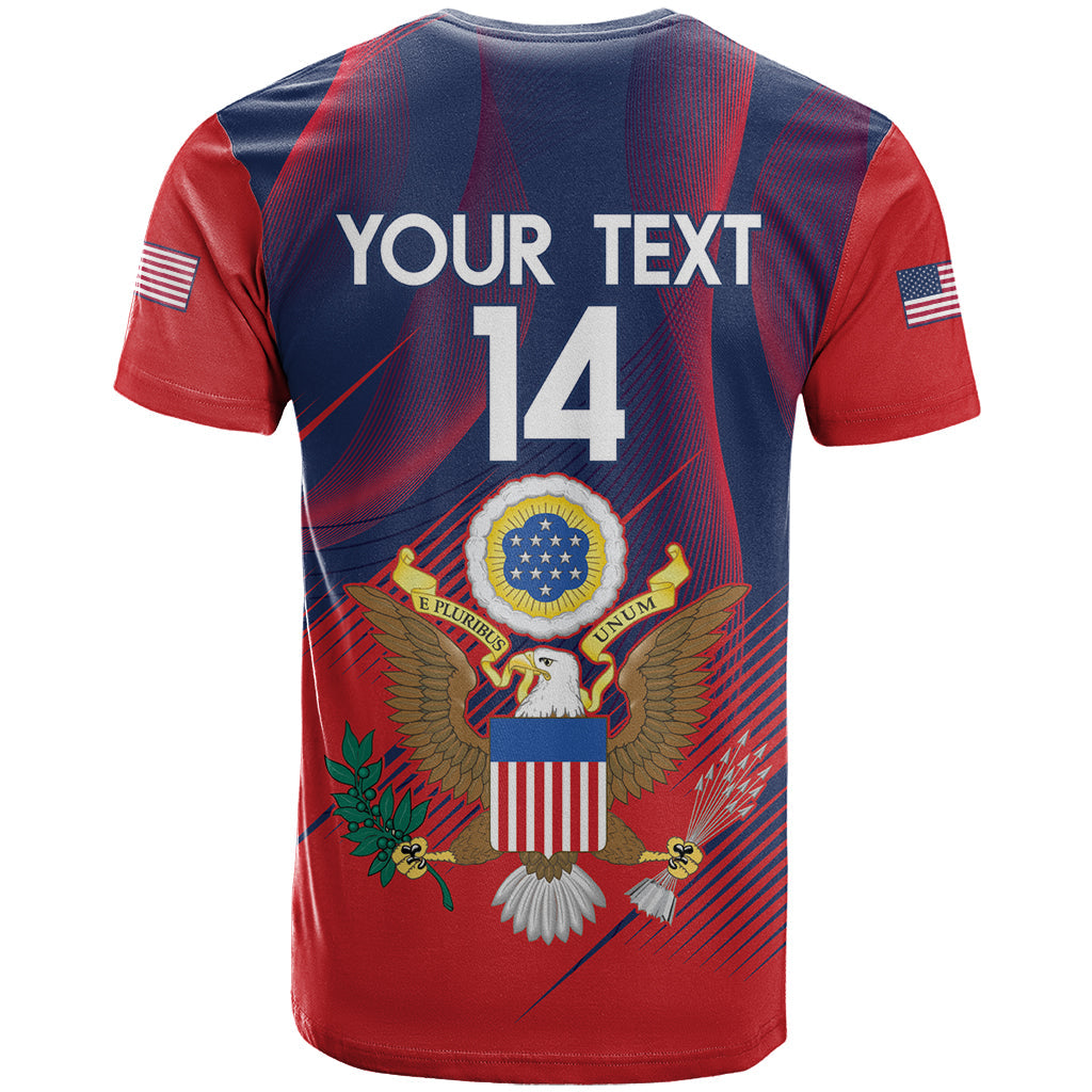 Custom United States Soccer T-Shirt Summer 2024 Go USA Graphic Tee