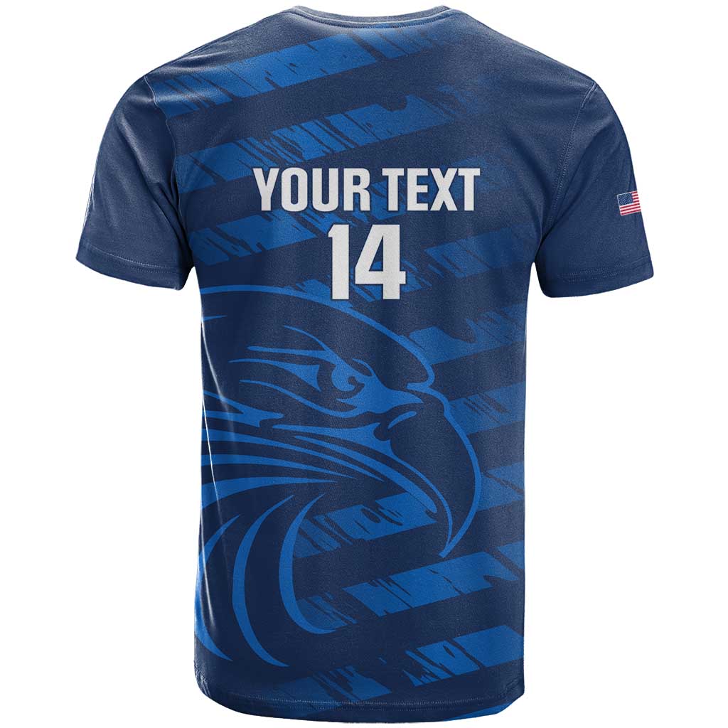 United States Rugby Custom T-Shirt USA Eagle Go Champions Graphic Tee