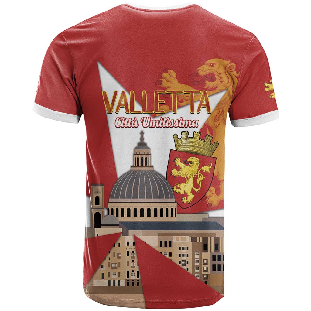 Valletta Malta T-Shirt Maltese Cross Citta Umilissima Graphic Tee