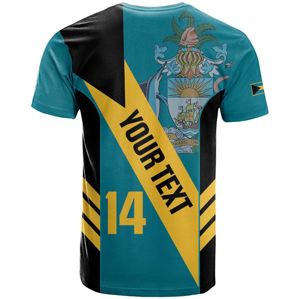 Custom Bahamas Football T-Shirt Go Bahamian Slayersz Graphic Tee