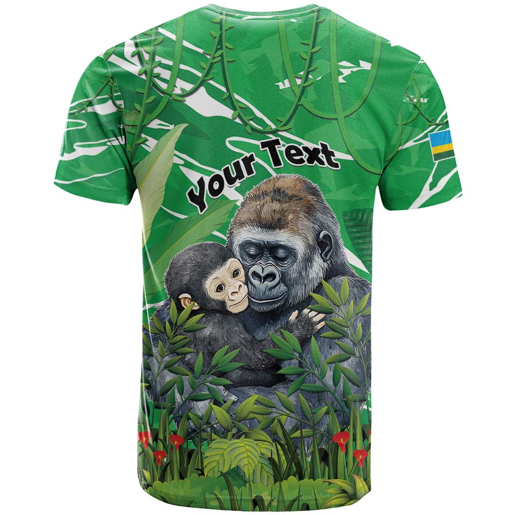 Personalized Rwanda Kwita Izina T-Shirt Name a Gorilla - Save a Species Graphic Tee