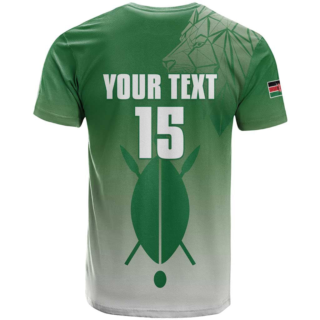 Custom Kenya Football T-Shirt Go Champions Harambee Stars Graphic Tee