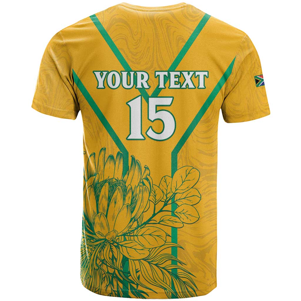 Custom South Africa Soccer T-Shirt Go Bafana Bafana Graphic Tee