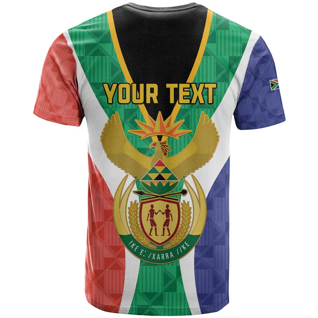 Personalised South Africa T-Shirt Coat Of Arms Flag Style Graphic Tee
