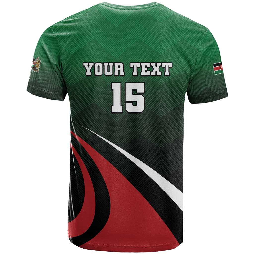 Kenya Rugby Custom T-Shirt Go Simbas Graphic Tee