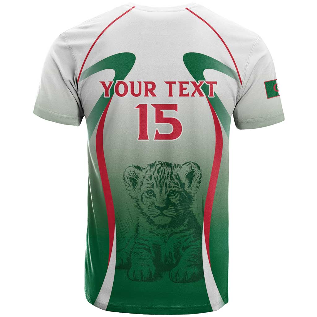 Algeria Rugby Custom T-Shirt Go Lion Cubs Graphic Tee