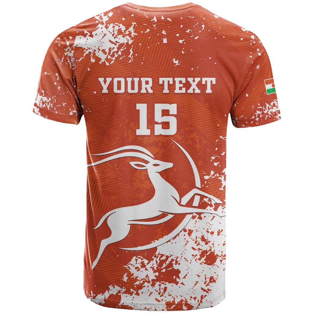 Custom Niger Football T-Shirt Go Menas Graphic Tee