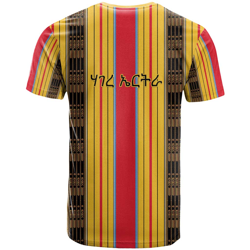 Eritrea Traditional Saho T-Shirt Mix Tilet Pattern Graphic Tee
