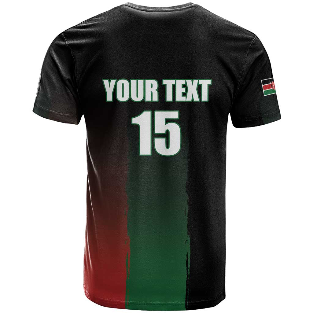 Custom Kenya Cricket T-Shirt Go Simbas Go Graphic Tee