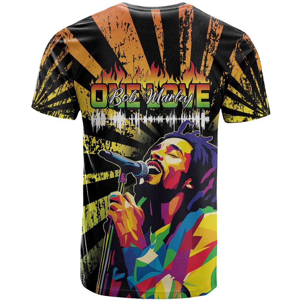 Reggae Legend Bob T-Shirt Grunge Style Graphic Tee