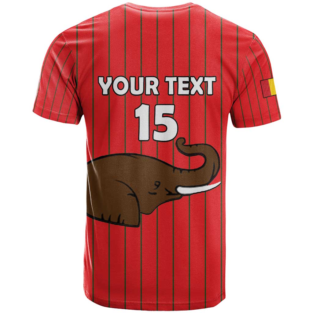 Custom Guinea Football T-Shirt Allez Syli National Graphic Tee
