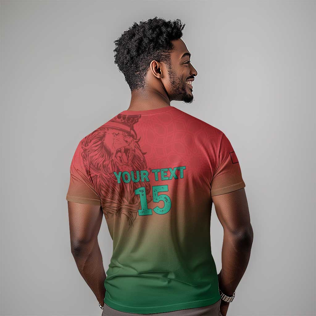 Custom Morocco Football T-Shirt 2025 Victory Is Ours Graphic Tee