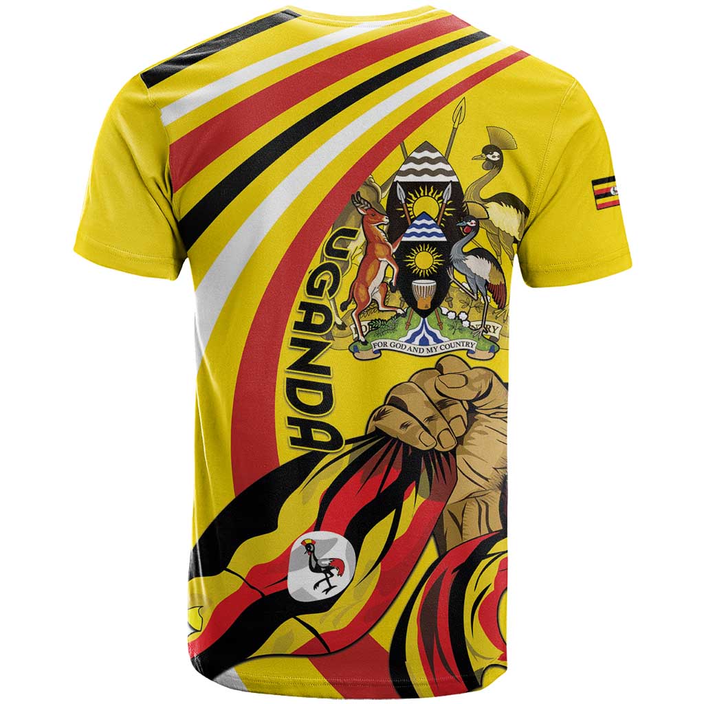 Uganda T-Shirt 63rd Anniversary Of Independence Graphic Tee