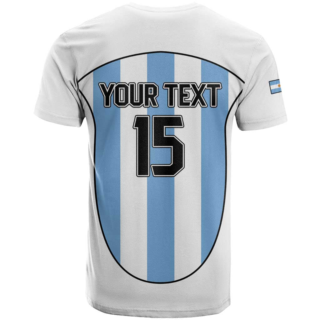 Custom Argentina Football T-Shirt Vamos Vamos Argentina Graphic Tee