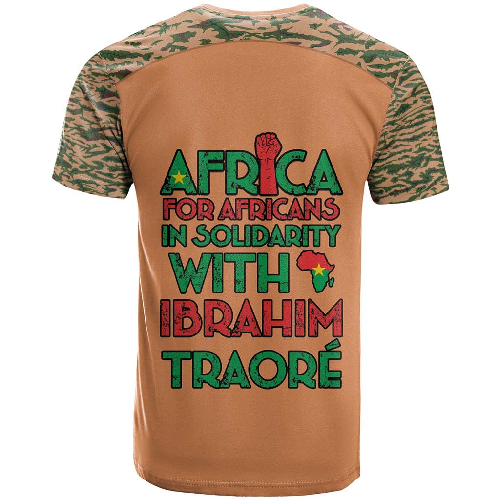Africa in Solidarity with Traore T-Shirt Africa For Africans Graphic Tee