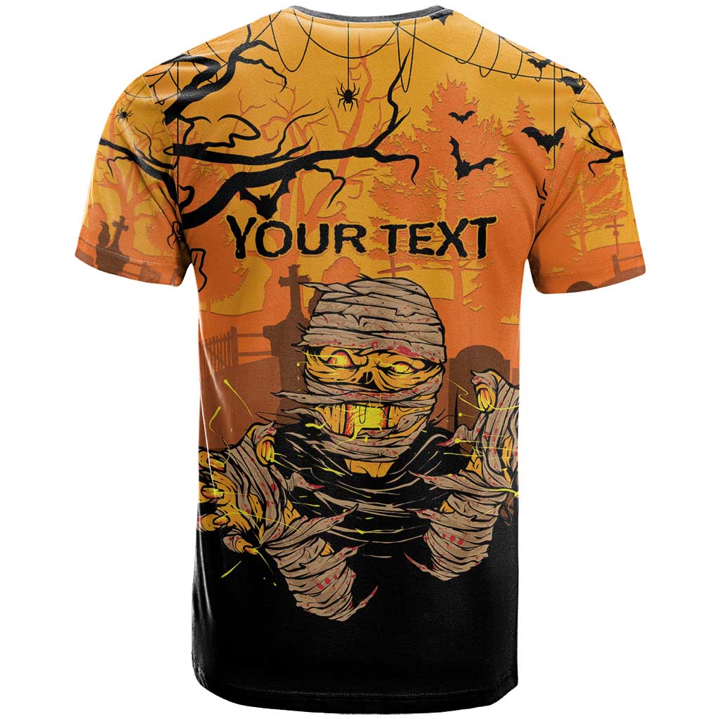 Personalized Halloween Egypt Mummy T-Shirt Trick or Treat Graphic Tee