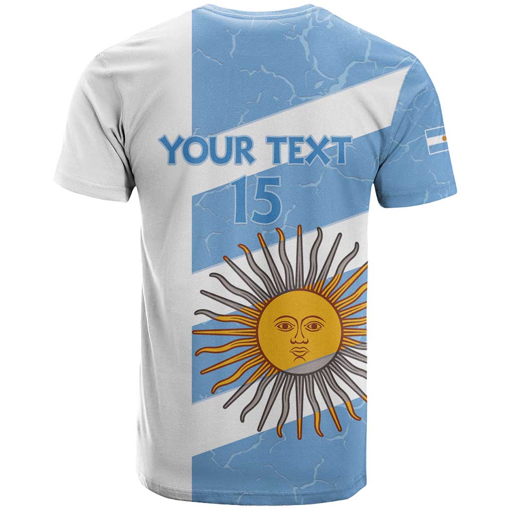 Argentina Rugby Custom T-Shirt Go Los Pumas Graphic Tee