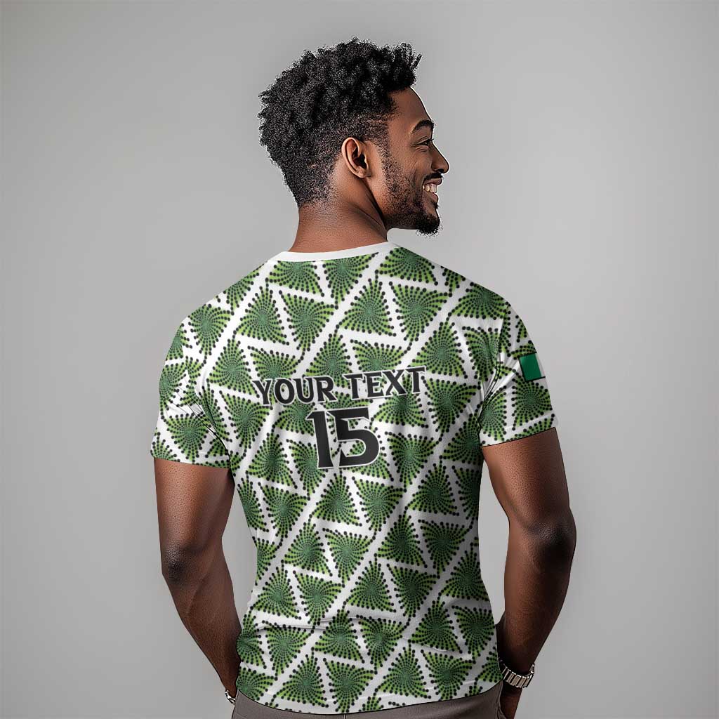 Custom Nigeria Football T-Shirt Come On Super Eagles Graphic Tee
