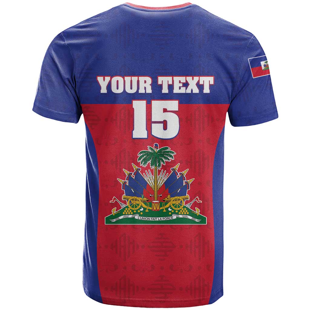 Custom Haiti Football T-Shirt Les Grenadiers 2026 Back to the World Cup Graphic Tee