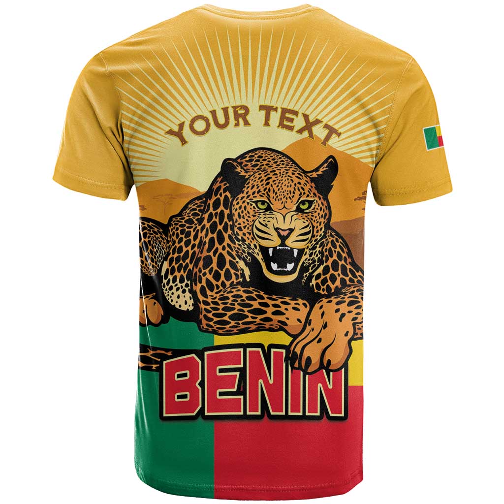 Personalised Benin Leopard T-Shirt Stay True - Stay Wild Graphic Tee