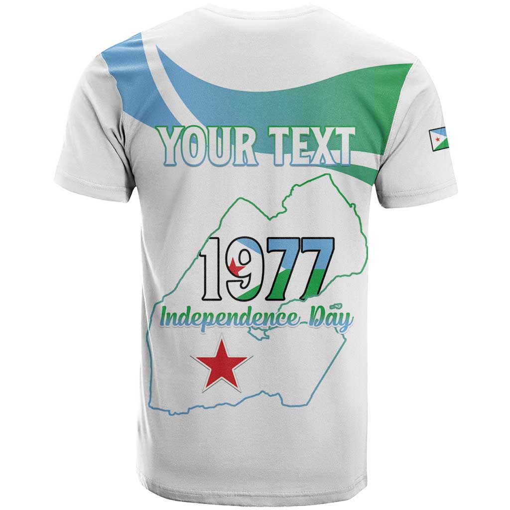 Personalized Djibouti Independence Day T-Shirt Midnimo Sinnaan Nabad Graphic Tee