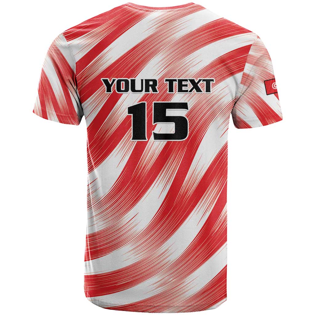 Custom Tunisia Basketball T-Shirt Go Eagles of Carthage Graphic Tee