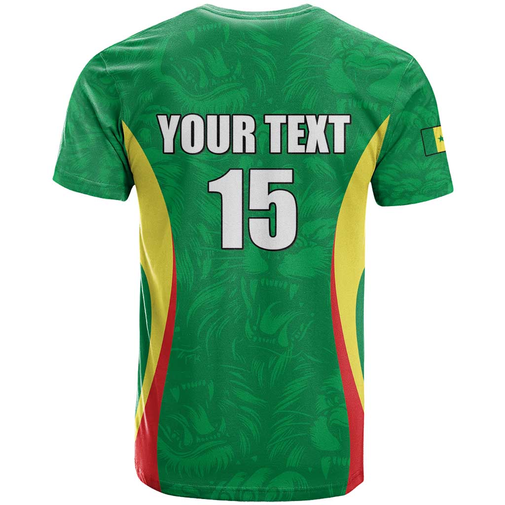 Custom Senegal Basketball T-Shirt Go Champions Lions Graphic Tee