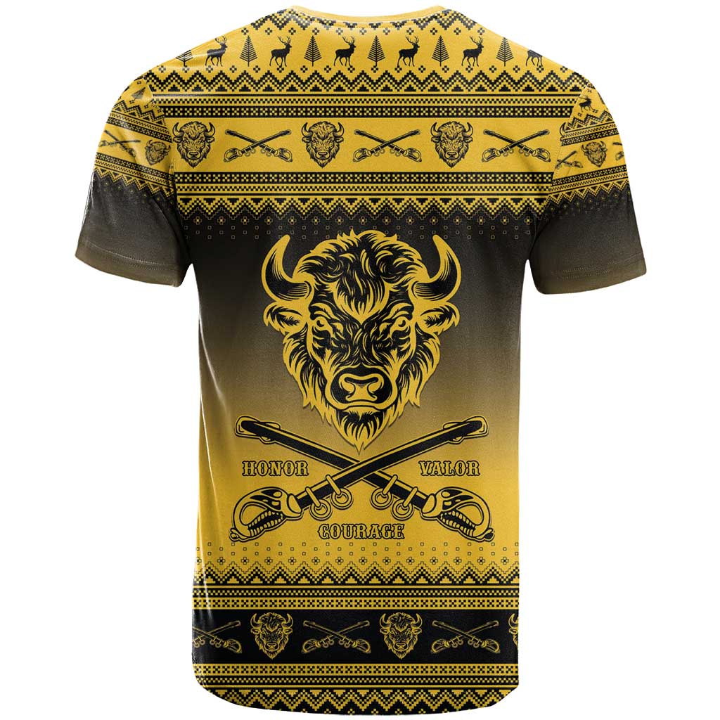 Buffalo Soldiers Christmas T-Shirt 10th Cavalry Regiment Graphic Tee