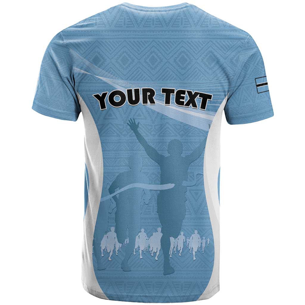 Personalized Botswana Athletics T-Shirt Go Champions Go Graphic Tee